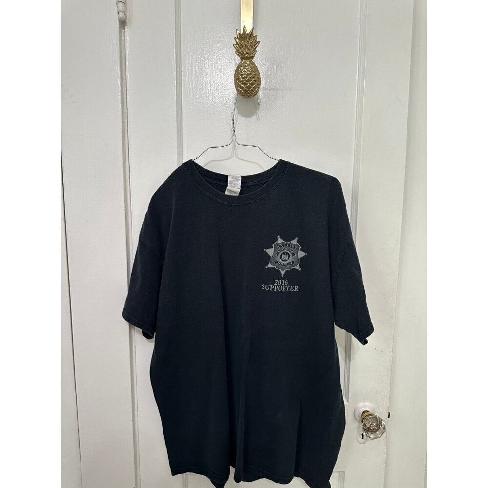 Gildan size X – large 2016 supporter police